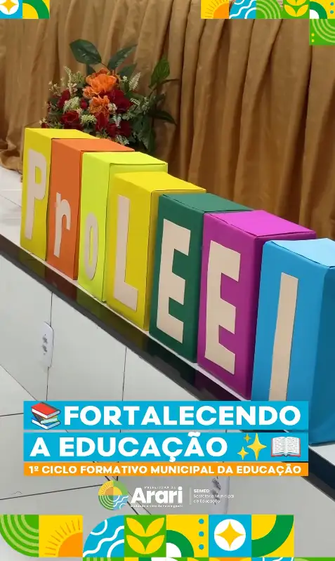 CICLO FORMATIVO MUNICIPAL DA EDUCAÇÃO.