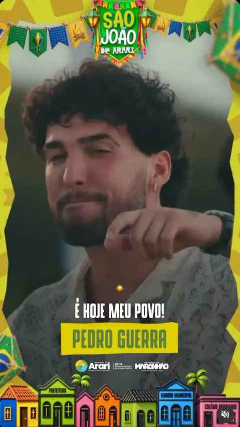 Alô, meu povo! Hoje tem mais uma noite de festa no São João de Arari!