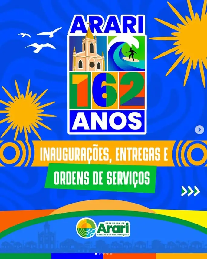 Arari 162 anos: uma história que nos enche de orgulho!
