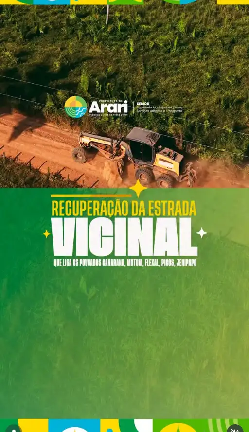 Mais trabalho, mais infraestrutura para a nossa gente!