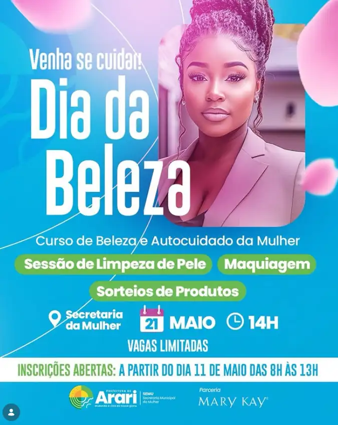 Vem se cuidar no nosso Dia da Beleza!