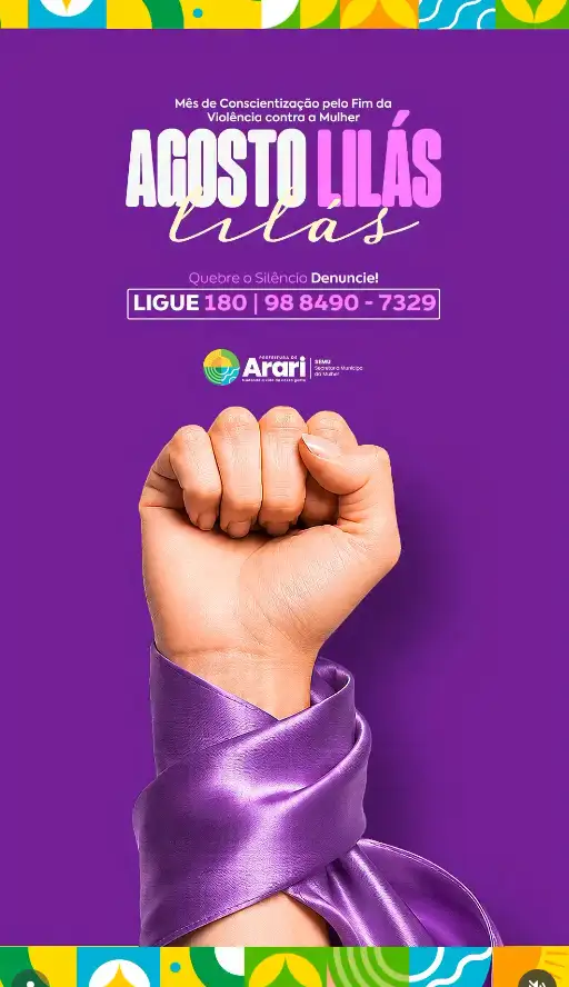 Lilás: respeito também é uma escolha.