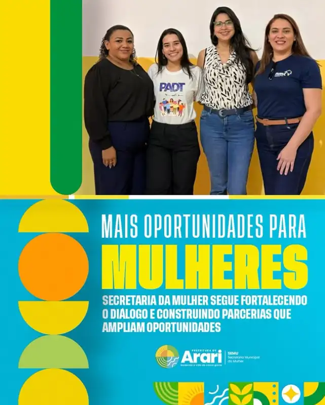 Mais oportunidade para Mulheres