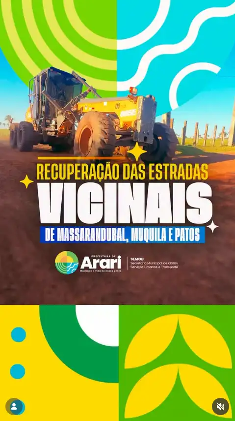 RECUPERAÇÃO DAS ESTRADAS VICINAIS
