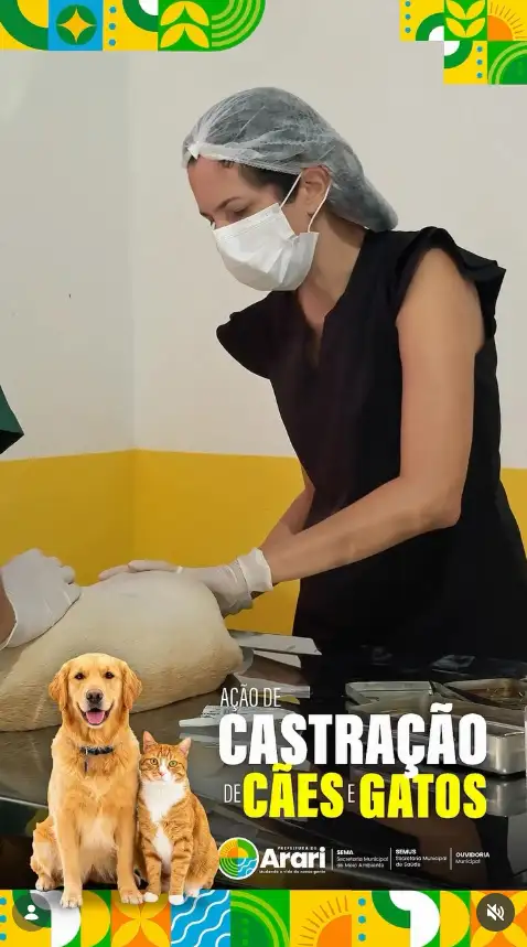 Cuidar dos nossos animais também é cuidar da saúde e do bem-estar da nossa cidade!