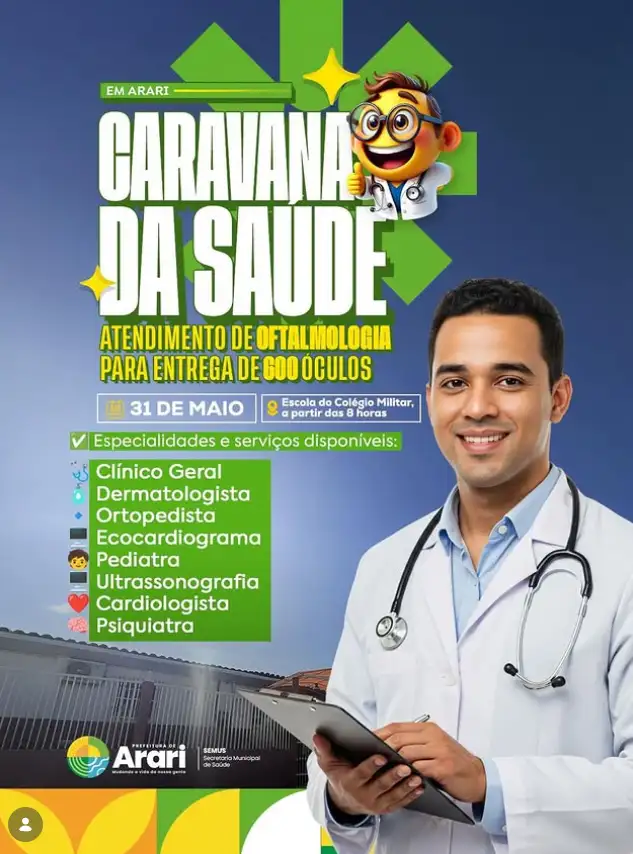 A saúde segue chegando mais perto da nossa população!
