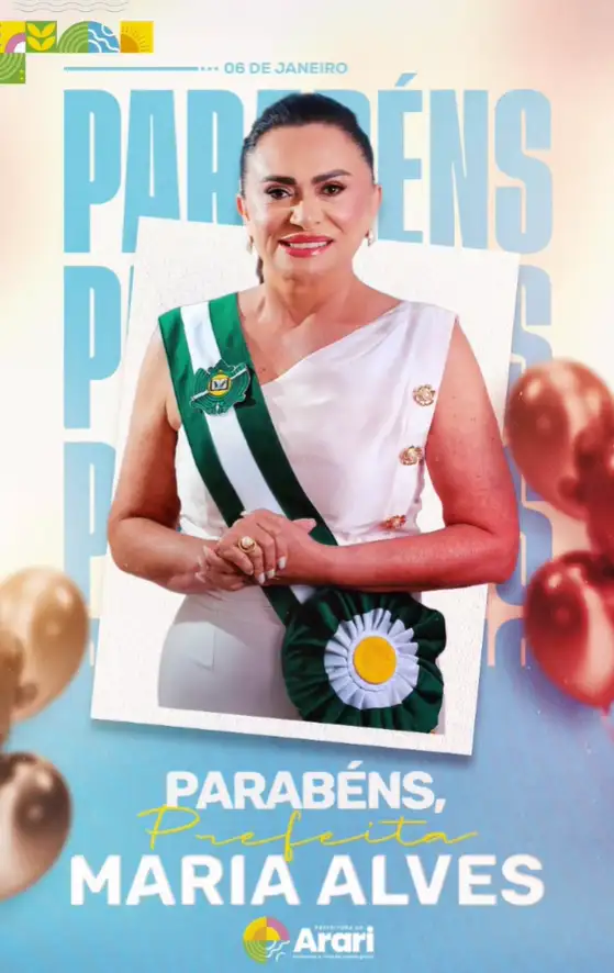 Parabéns, Prefeita Maria Alves! 🎂