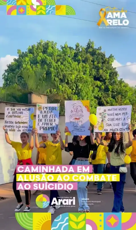 Caminhada pela Valorização da Vida
