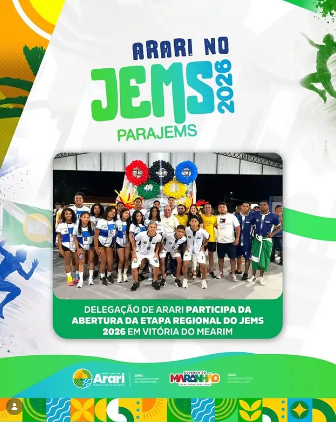 Arari marca presença na etapa regional do JEMS 2026!