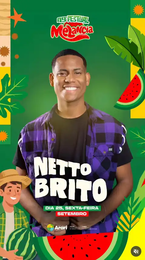 AGORA É OFICIAL! NETTO BRITO VEM AÍ!