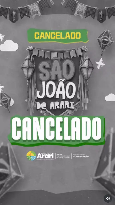 CANCELAR O SÃO JOÃO DE ARARI?