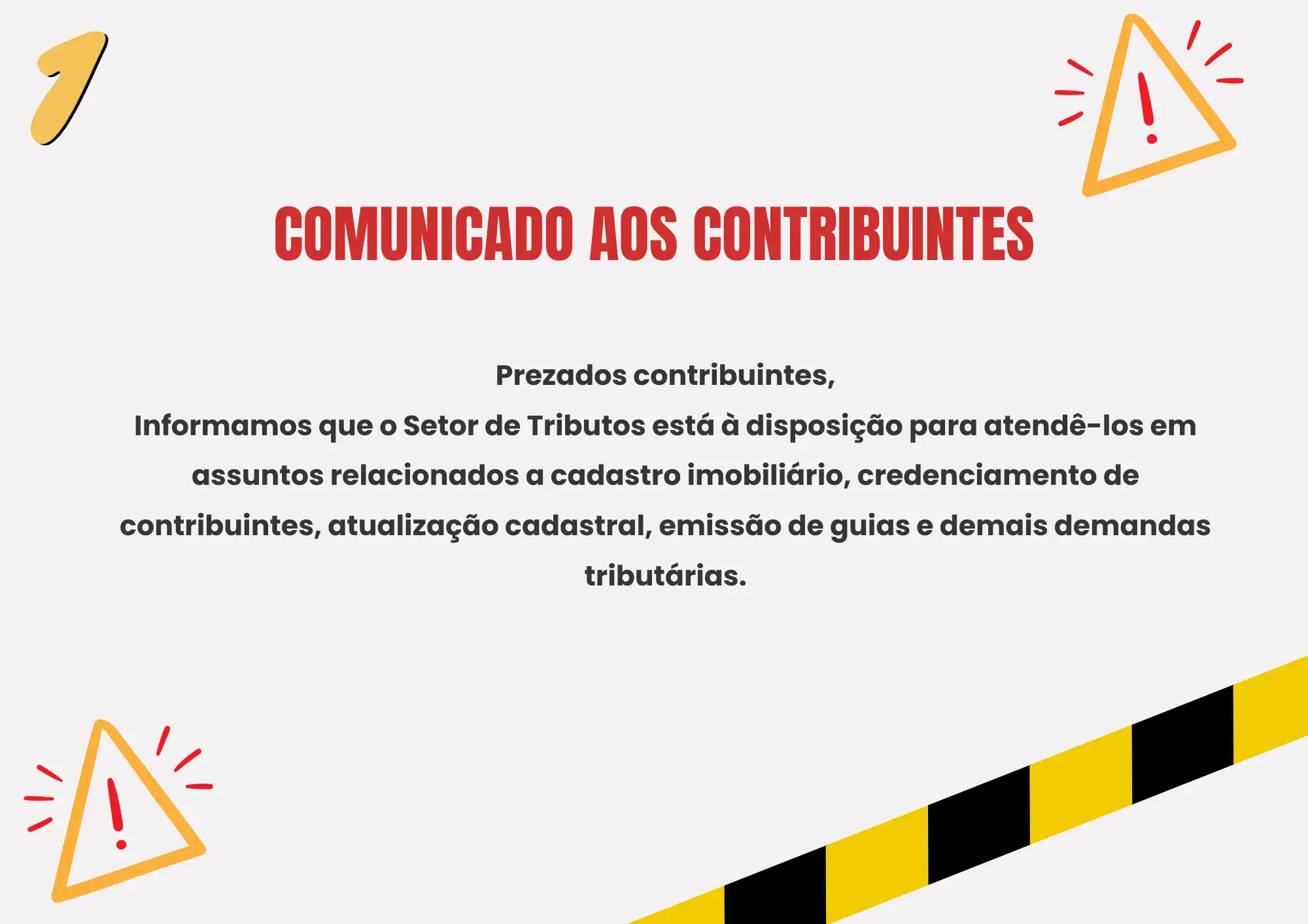 SETOR DE TRIBUTOS – PREFEITURA MUNICIPAL DE ARARI/MA