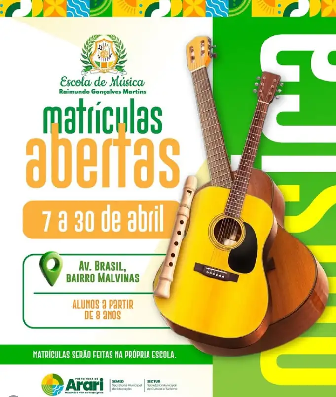 Matrículas Abertas!