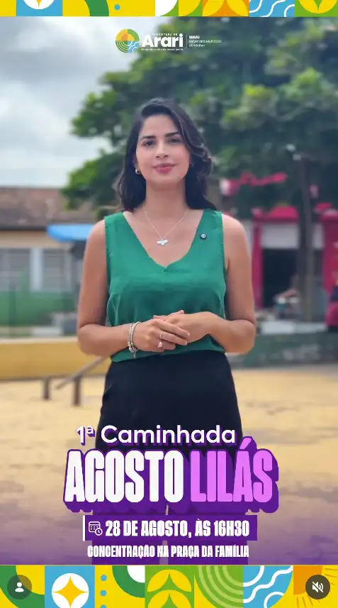 ARARI, VAMOS JUNTOS PELO FIM DA VIOLÊNCIA CONTRA A MULHER!