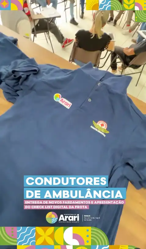 Reunião com os condutores de ambulância!