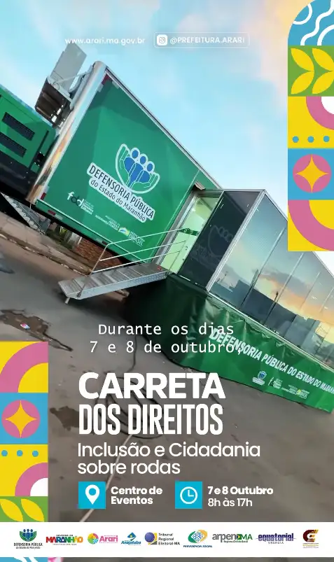Quem matou Odete Roitman ? Eu não sei, mas... Sei que em Arari já chegou a Carreta dos Direitos.
