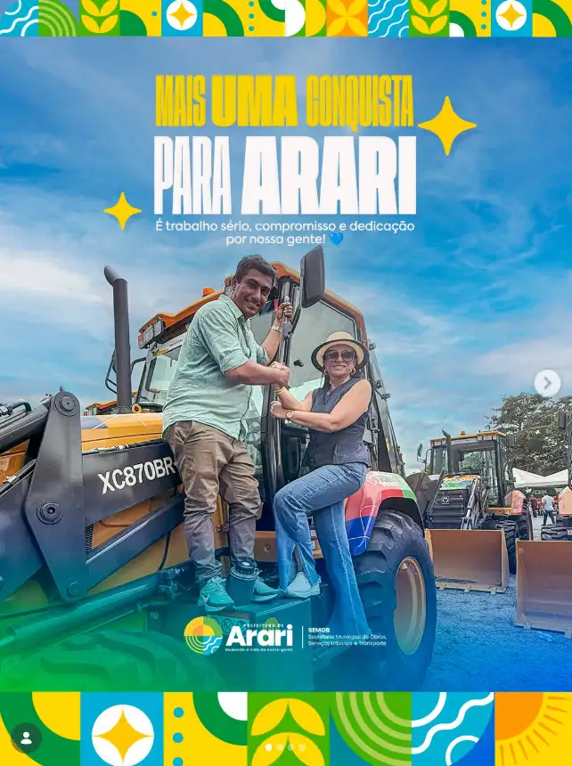 Mais investimento chegando para Arari!