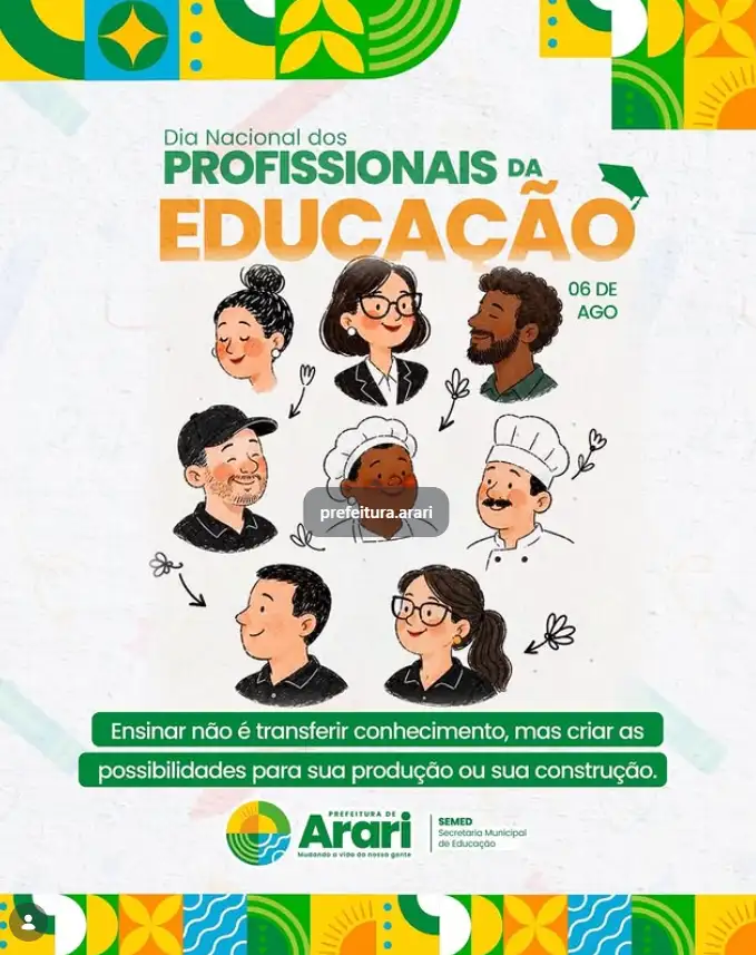 Feliz Dia Nacional dos Profissionais da Educação!