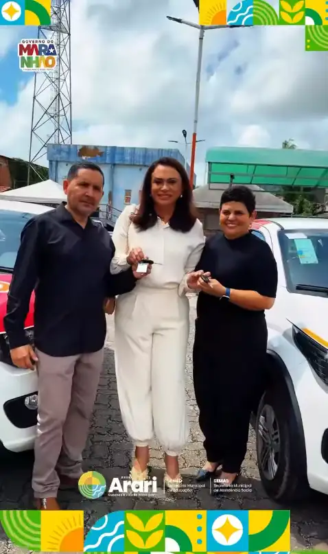 Arari recebe dois veículos 0 km