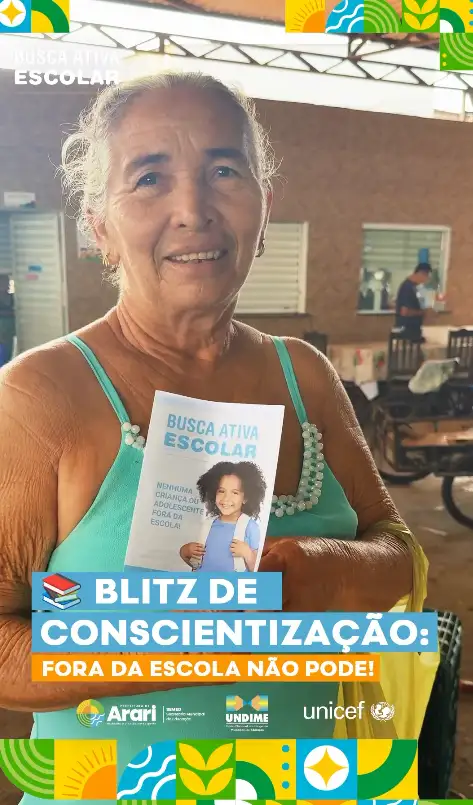 Blitz de Conscientização Fora da Escola Não Pode!