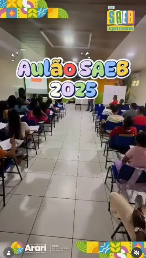 SAEB 2025 🚀 Entre os dias 20 a 23 de outubro.